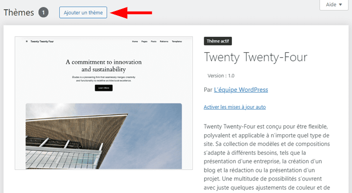 Comment installer un thème sur WordPress + 10 meilleurs thèmes en 2025 2 Ajouter un thème WordPress