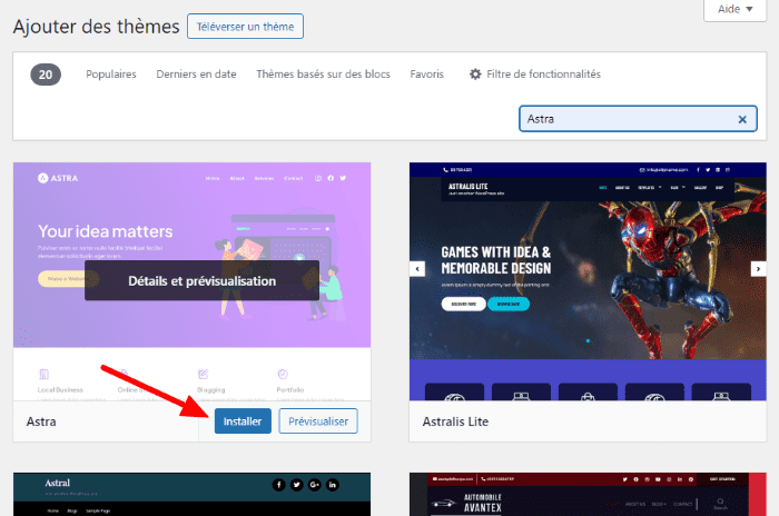 Comment installer un thème sur WordPress + 10 meilleurs thèmes en 2025 4 Installer un thème sur WordPress