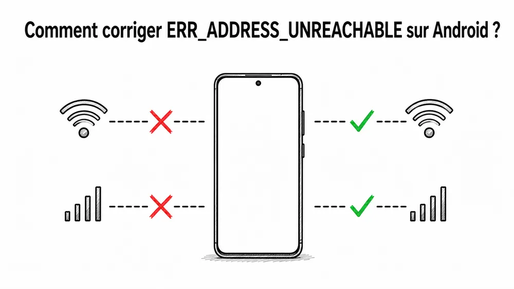 Comment corriger ERR_ADDRESS_UNREACHABLE sur Android ?