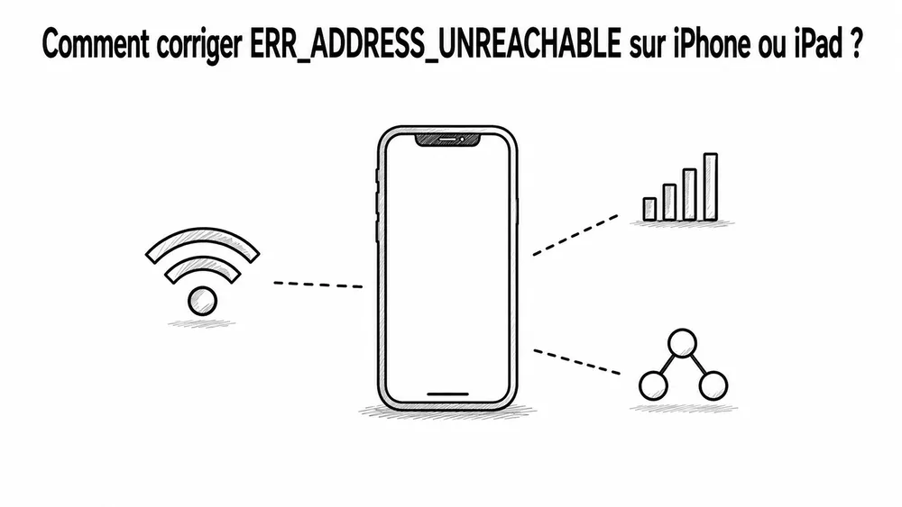 Comment corriger ERR_ADDRESS_UNREACHABLE sur iPhone ou iPad ?