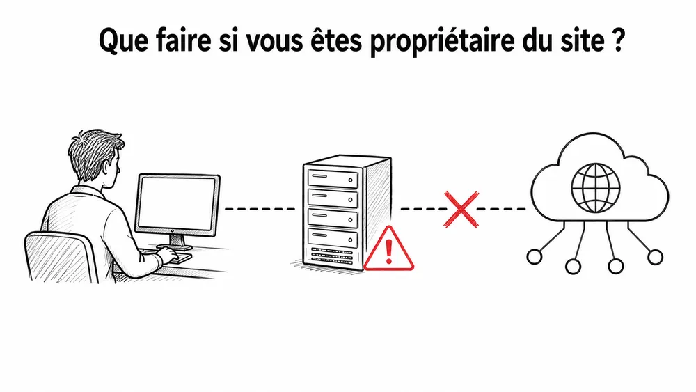 Que faire si vous êtes propriétaire du site ?