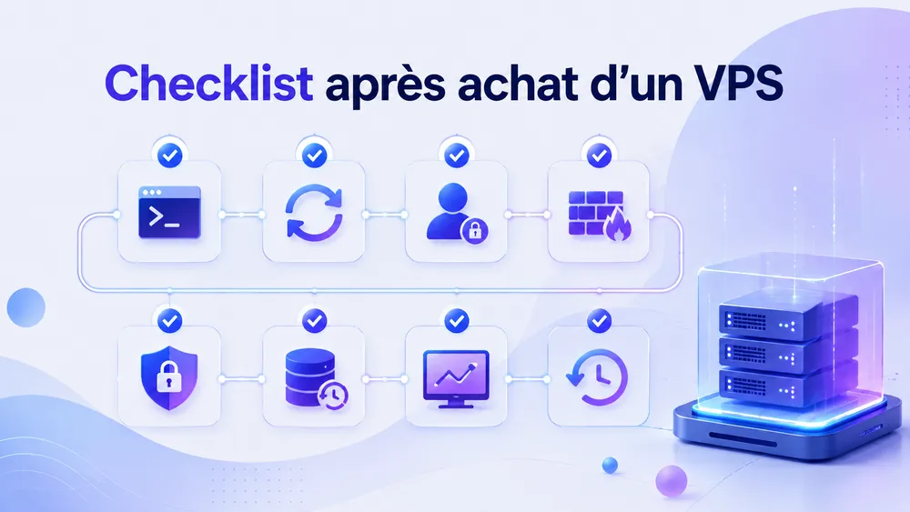 Checklist après achat d’un VPS