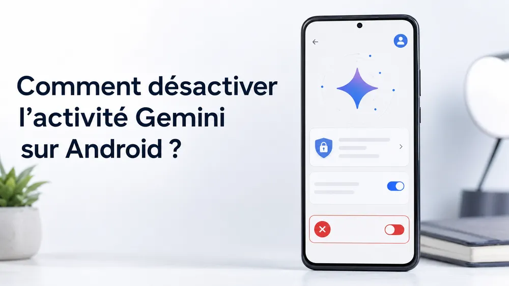 Comment désactiver l’activité Gemini sur Android ?