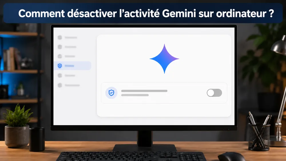 Comment désactiver l’activité Gemini sur ordinateur ?