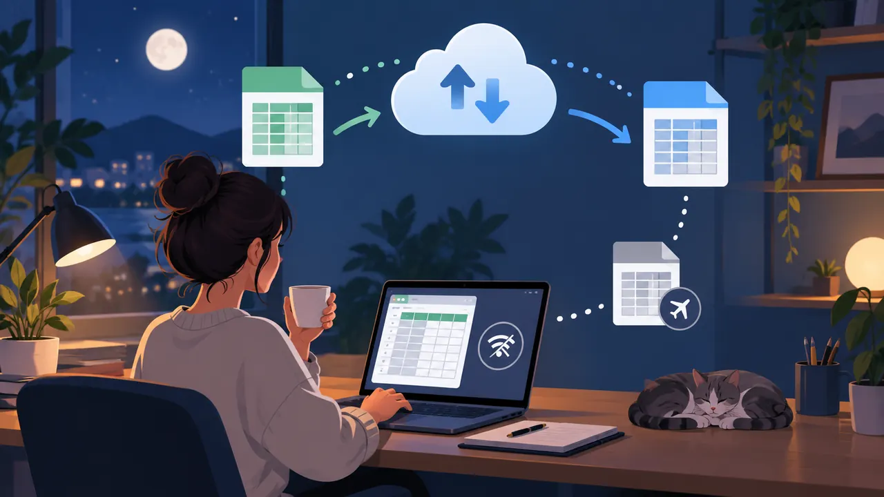 Comment importer, exporter et utiliser Google Sheets hors connexion ?