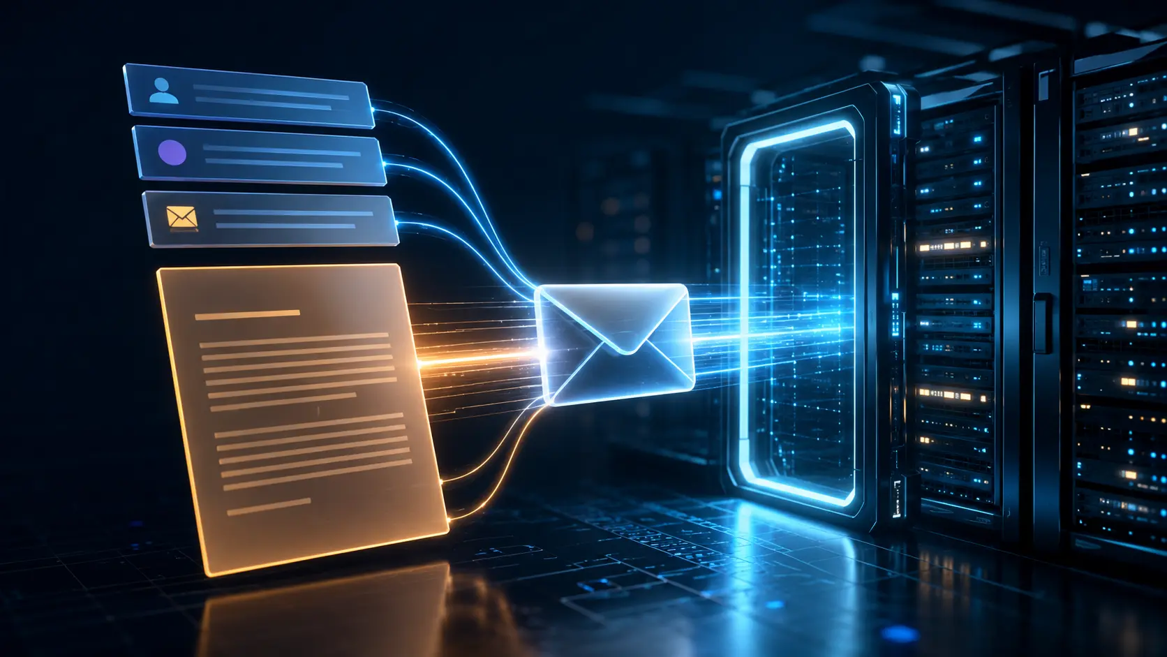 DATA : transmettre les en-têtes et le corps du message