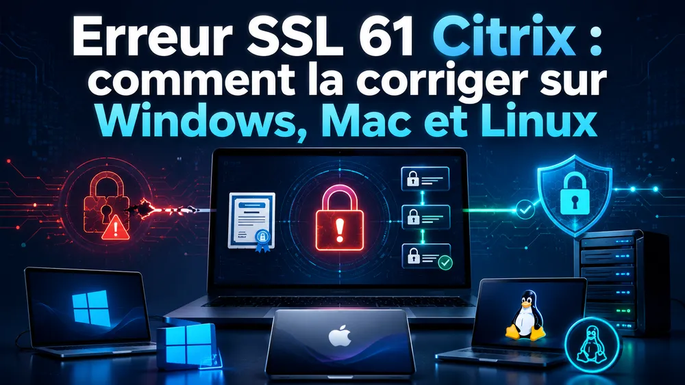 Erreur SSL 61 Citrix : comment la corriger sur Windows, Mac et Linux 1 Erreur SSL 61 Citrix : comment la corriger sur Windows, Mac et Linux