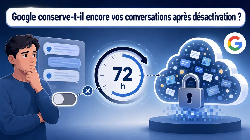 Google conserve-t-il encore vos conversations après désactivation ?