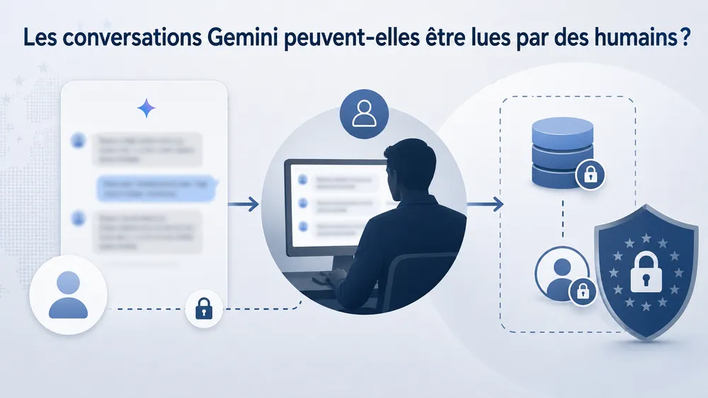Les conversations Gemini peuvent-elles être lues par des humains ?