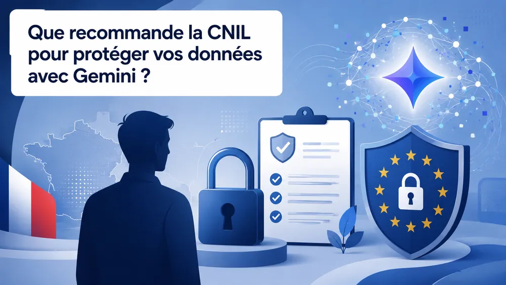 Que recommande la CNIL pour protéger vos données avec Gemini ?
