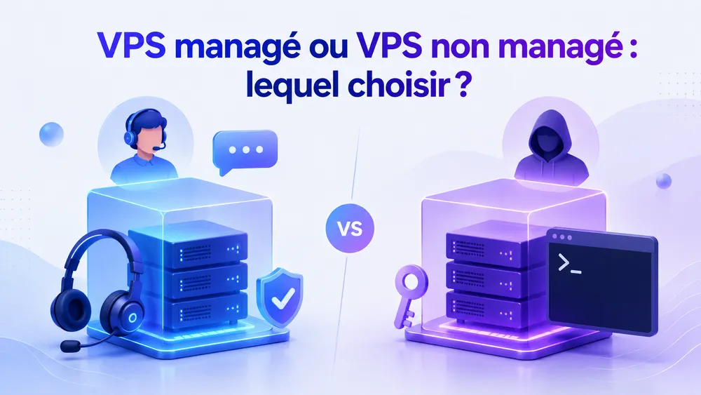 VPS managé ou VPS non managé : lequel choisir ?