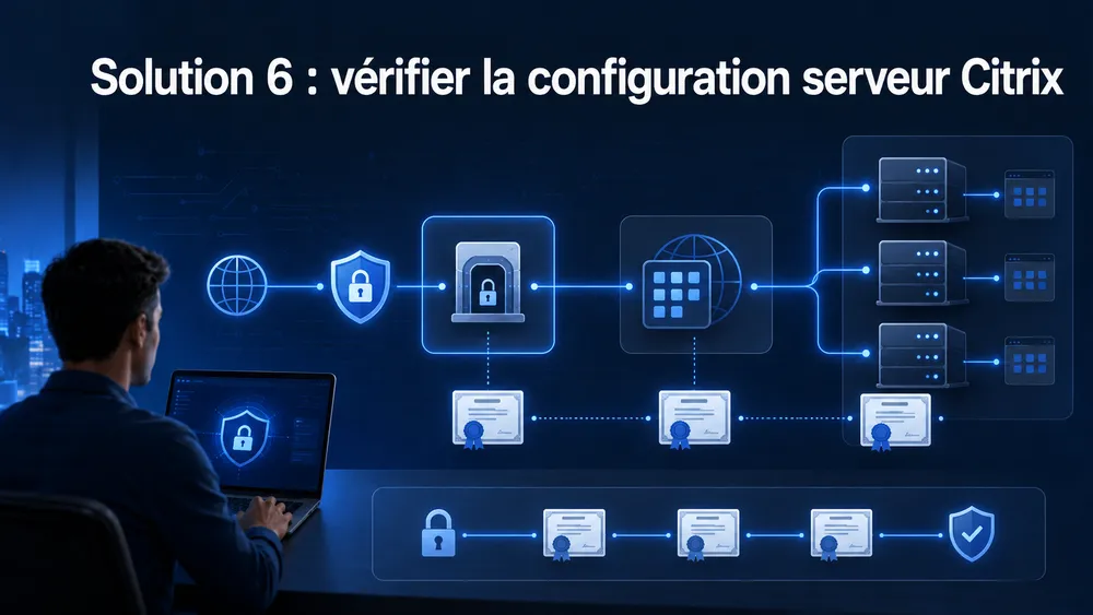 Erreur SSL 61 Citrix : comment la corriger sur Windows, Mac et Linux 10 Solution 6 : vérifier la configuration serveur Citrix
