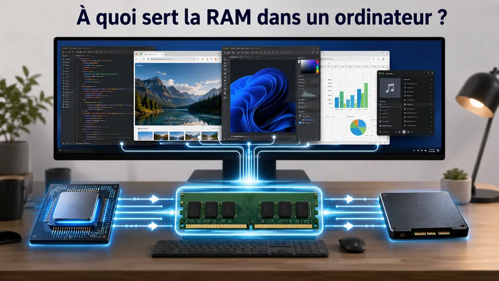 À quoi sert la RAM dans un ordinateur ?