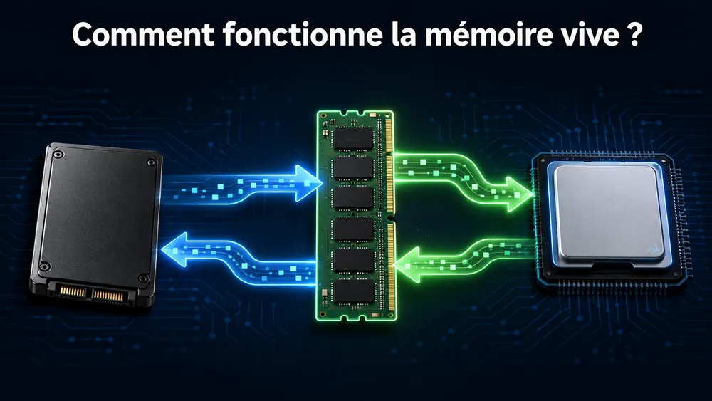 Comment fonctionne la mémoire vive ?