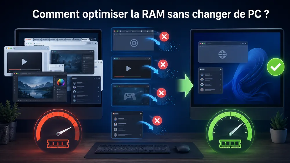 Comment optimiser la RAM sans changer de PC ?