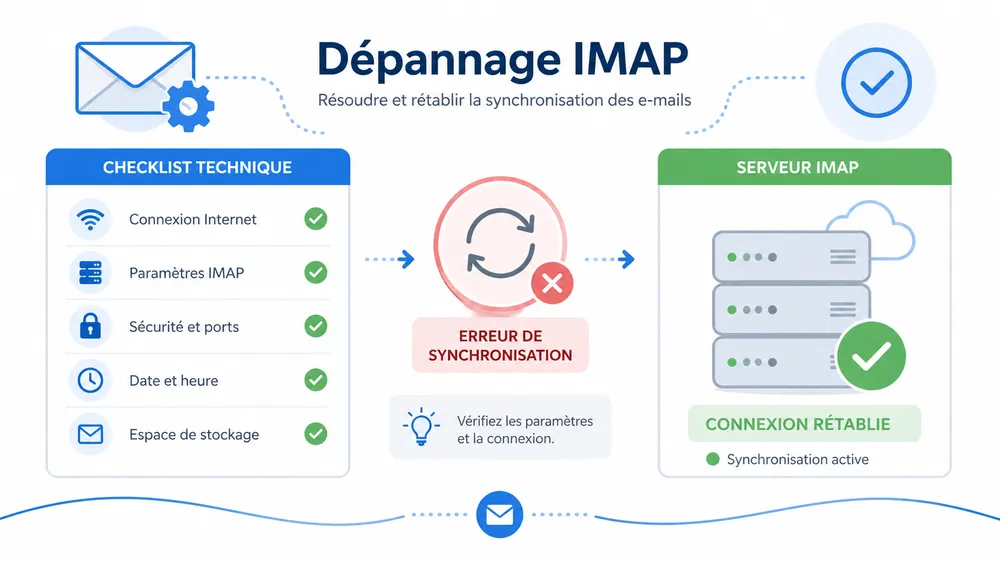 Dépannage IMAP : problèmes courants et solutions