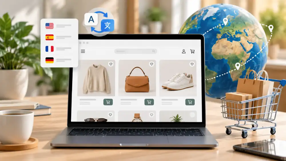  Boutique WooCommerce multilingue illustrant un plugin traduction wordpress