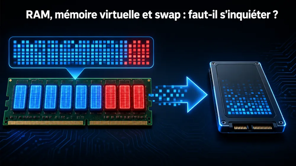 RAM, mémoire virtuelle et swap : faut-il s’inquiéter ?