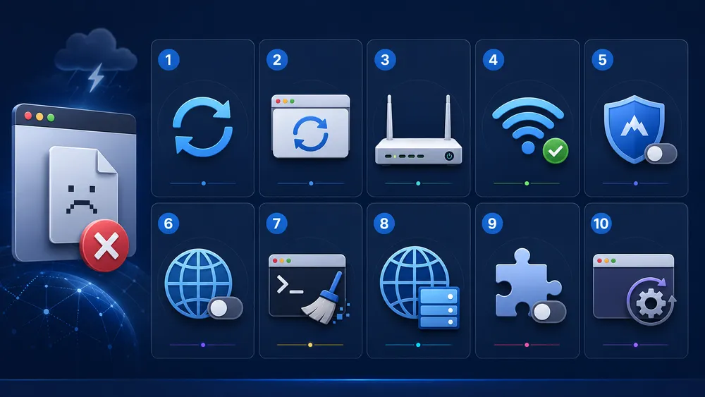 ERR_NETWORK_CHANGED : que signifie cette erreur et comment la corriger ? 7 12 solutions pour corriger ERR_NETWORK_CHANGED dans Chrome