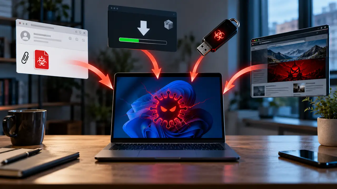Comment un malware infecte-t-il un appareil ?