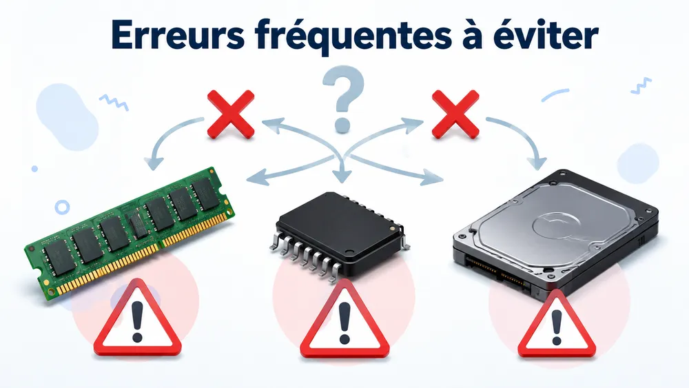 Erreurs fréquentes à éviter