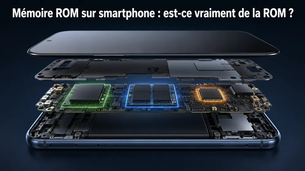 Mémoire ROM sur smartphone : est-ce vraiment de la ROM ?