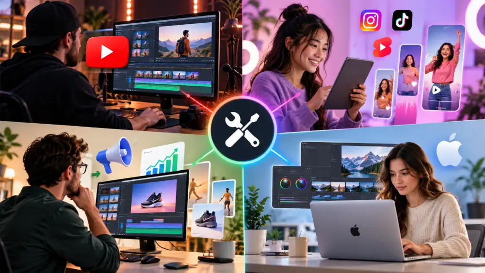 Quel logiciel vidéo gratuit choisir selon votre usage : YouTube, réseaux sociaux, marketing, Mac