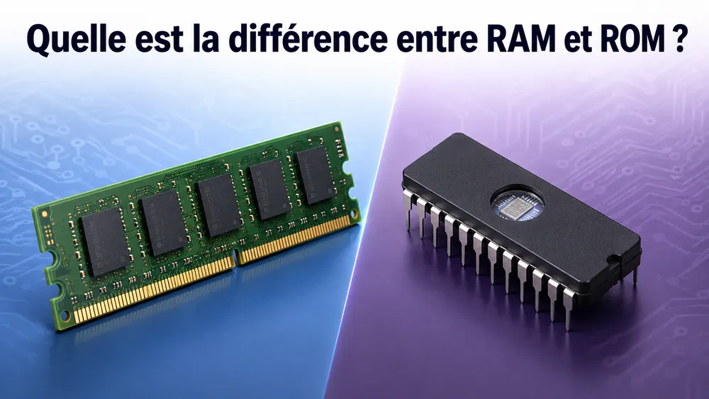 Quelle est la différence entre RAM et ROM ?