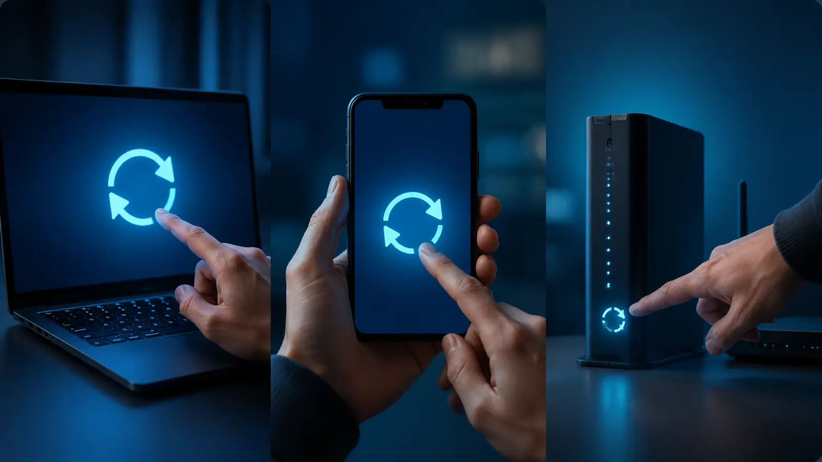 Comment réparer l’erreur « ERR_CONNECTION_RESET » sur votre navigateur ? 6 Redémarrage successif d’un ordinateur, d’un téléphone et d’un routeur.