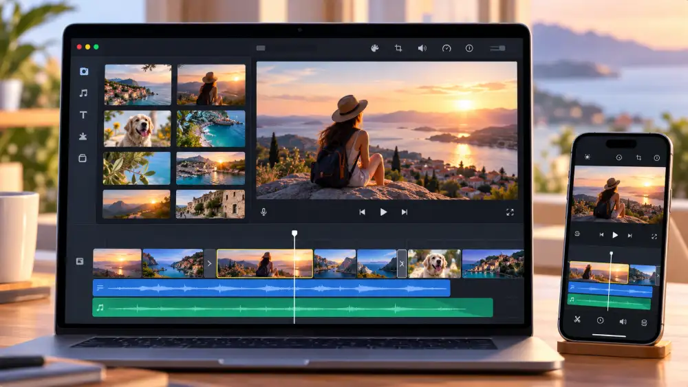 Interface d'iMovie, logiciel vidéo gratuit natif macOS et iOS