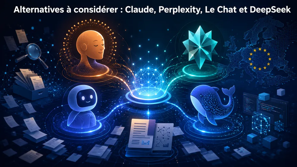 Alternatives à considérer : Claude, Perplexity, Le Chat et DeepSeek