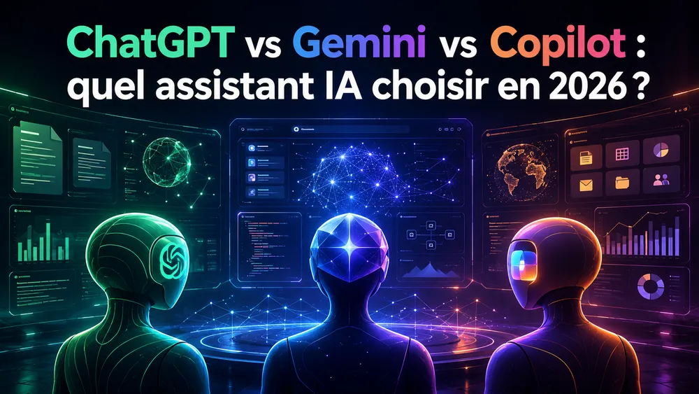 ChatGPT vs Gemini vs Copilot : quel assistant IA choisir en 2026 ?