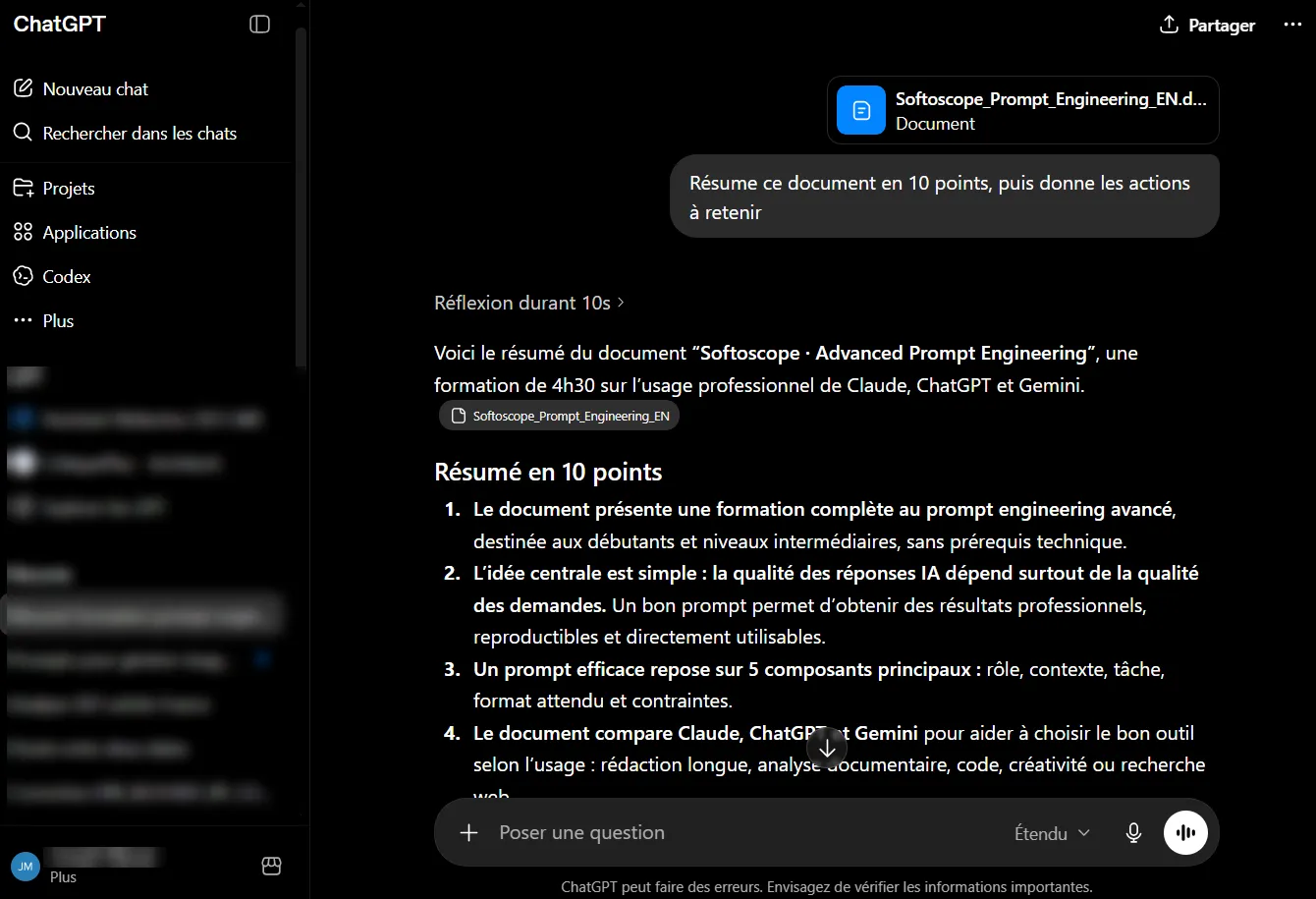 Générer un résumé de  documents avec l'IA 