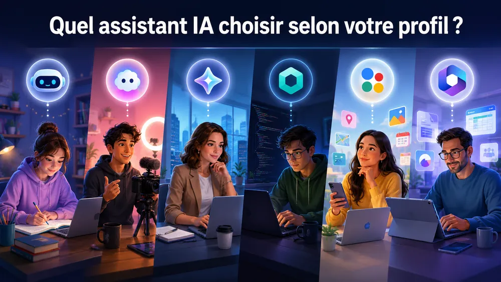 Quel assistant IA choisir selon votre profil ?