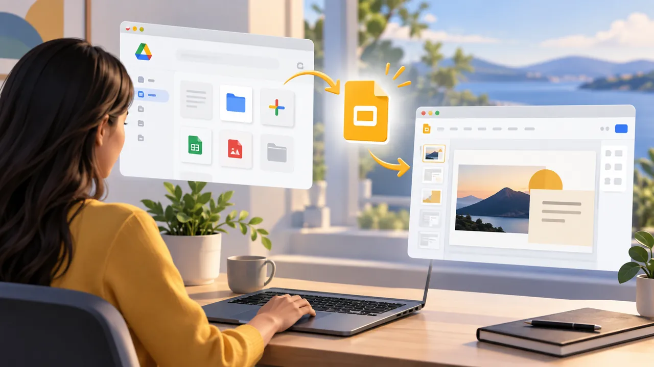 Comment accéder à Google Slides et créer une présentation ?
