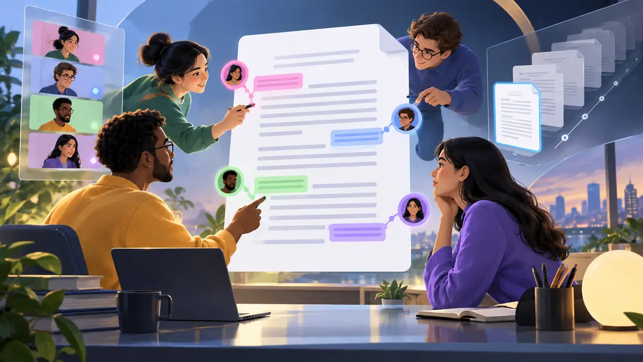 Comment collaborer, commenter et restaurer une ancienne version ?