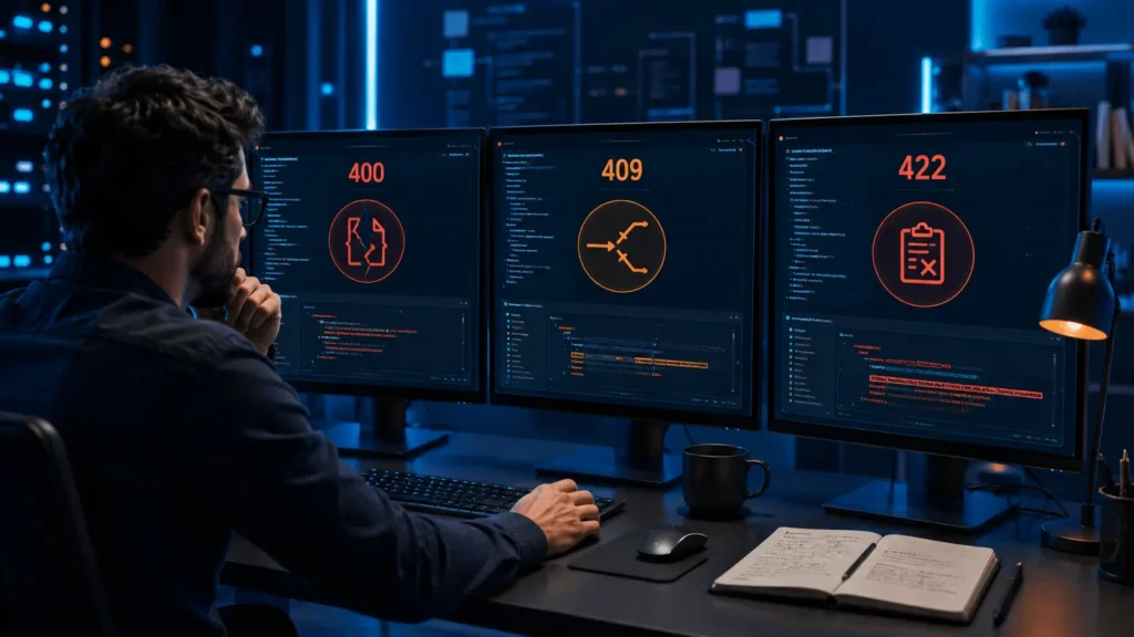 Quelle différence entre 400, 409 et 422 dans une API ?