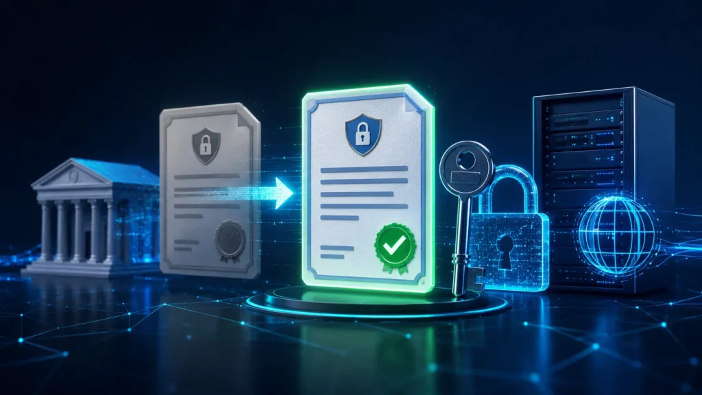 Solution 1 : réémettre le certificat avec les bons usages de clé