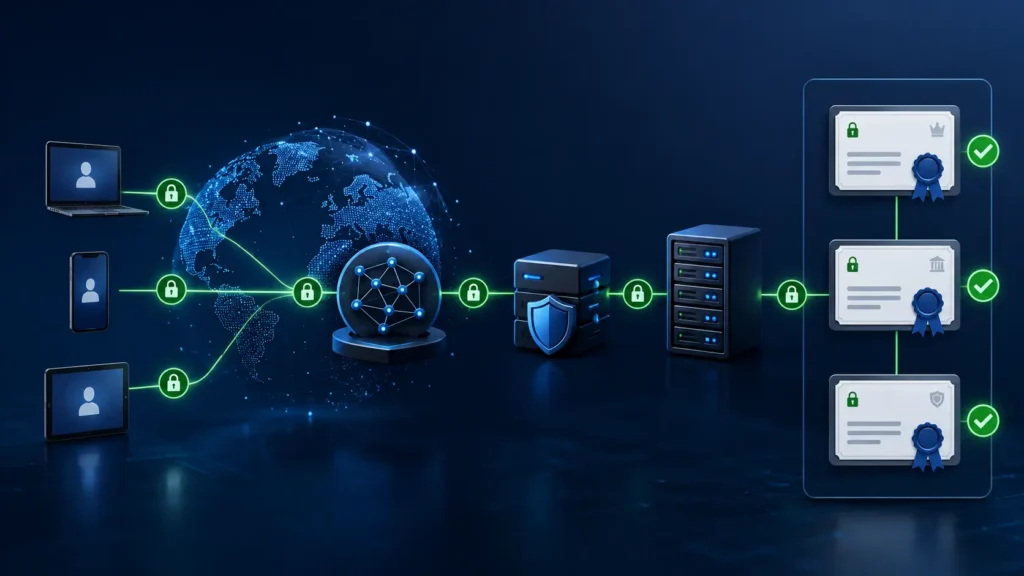 Solution 5 : corriger la chaîne de certificats et la terminaison TLS