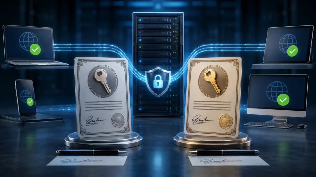 Certificat RSA ou ECDSA : ce qui change dans le diagnostic