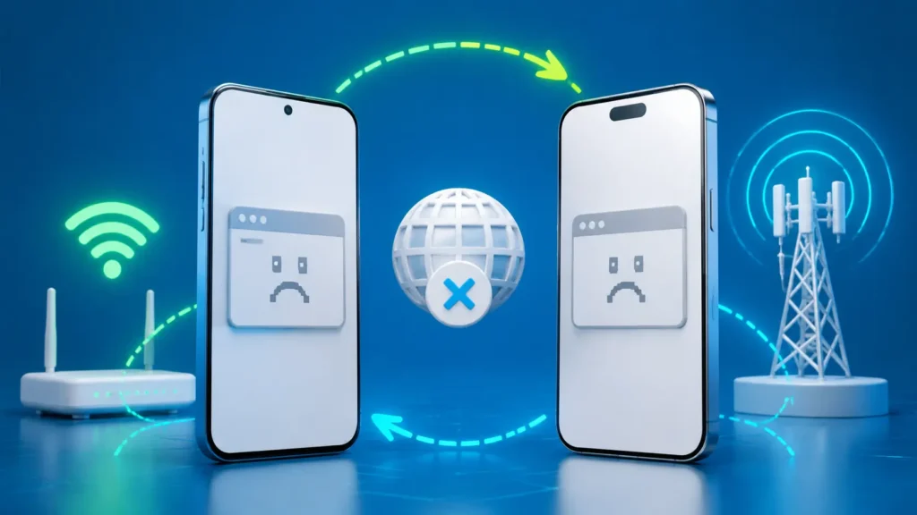 ERR_EMPTY_RESPONSE : comment identifier la cause et corriger l’erreur ? 7 ERR_EMPTY_RESPONSE sur Android ou iPhone : que tester ?