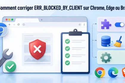 ERR_BLOCKED_BY_CLIENT : que signifie cette erreur et comment la corriger sur Chrome, Edge, WordPress ?