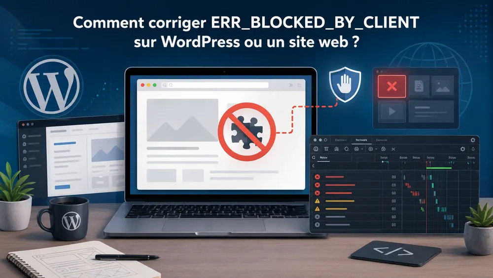 Comment corriger ERR_BLOCKED_BY_CLIENT sur WordPress ou un site web ?