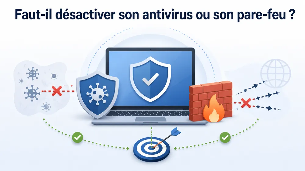 Faut-il désactiver son antivirus ou son pare-feu ?