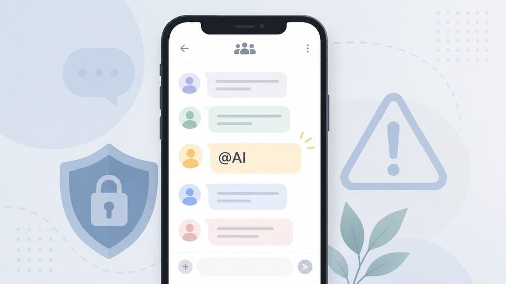 Meta AI dans les groupes WhatsApp : comment éviter les déclenchements