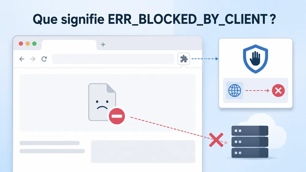 Que signifie ERR_BLOCKED_BY_CLIENT ?