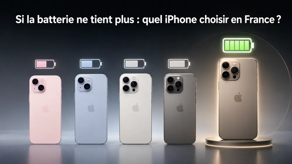 Si la batterie ne tient plus : quel iPhone choisir en France ?