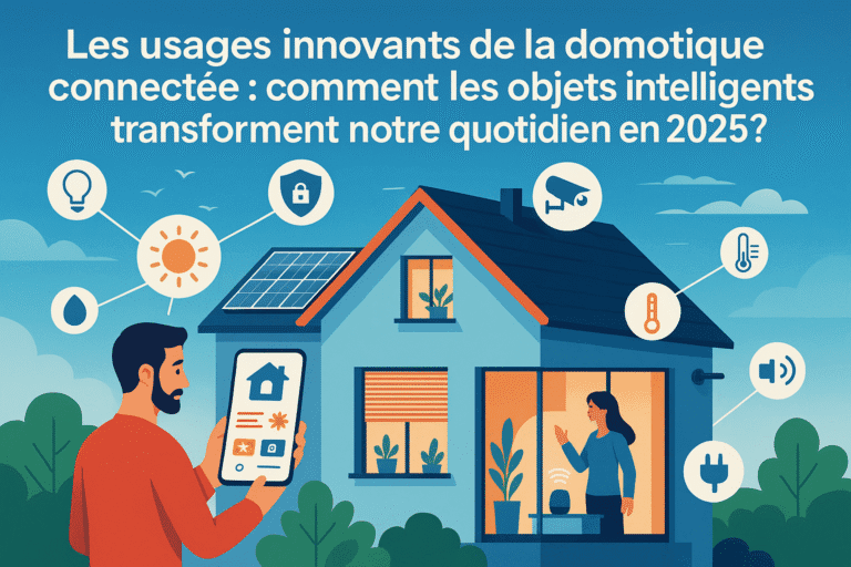 Les usages innovants de la domotique connectée :        comment       les objets intelligents transforment notre quotidien en 2025 ?