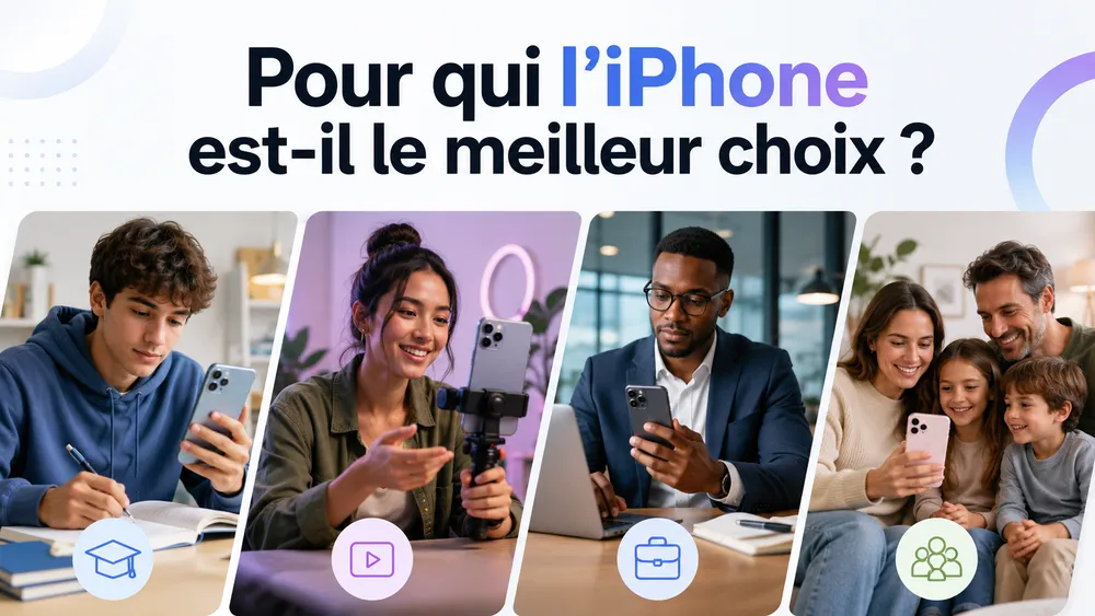 Pour qui l’iPhone est-il le meilleur choix ?