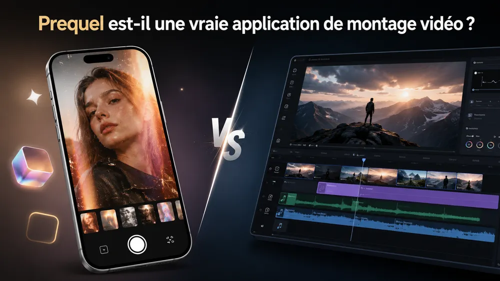 Prequel est-il une vraie application de montage vidéo ?